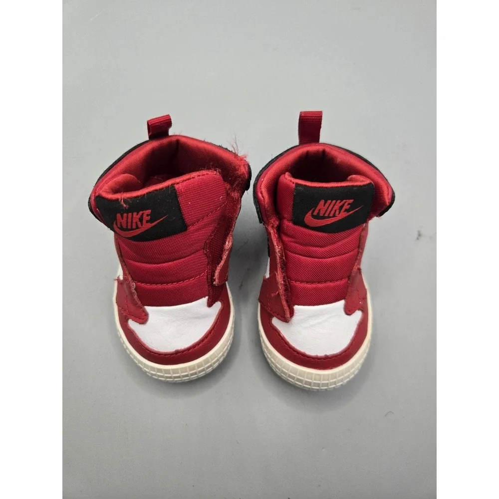 Nike Sky Jordan 1 TD Chicago Red White Black Infant Toddler Shoes Size 3C...